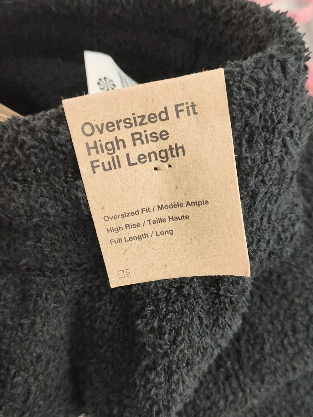 Nike Phoenix Black Pants Boucle High-Waisted Oversized Sweats Size Small Sporty - Picture 7 of 11